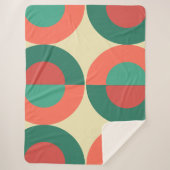 Munt uit de middeleeuwse moderne koraalmint sherpa deken (Voorkant)