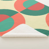 Munt uit de middeleeuwse moderne koraalmint sherpa deken (3/4)