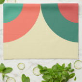 Munt uit de middeleeuwse moderne koraalmint theedoek (Gevouwen)