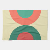 Munt uit de middeleeuwse moderne koraalmint theedoek (Horizontaal)