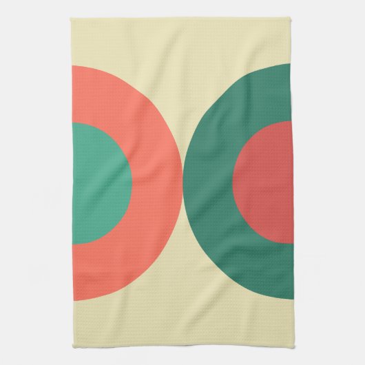 Munt uit de middeleeuwse moderne koraalmint theedoek (Verticaal)