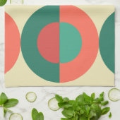 Munt uit de middeleeuwse moderne koraalmint theedoek (Gevouwen)