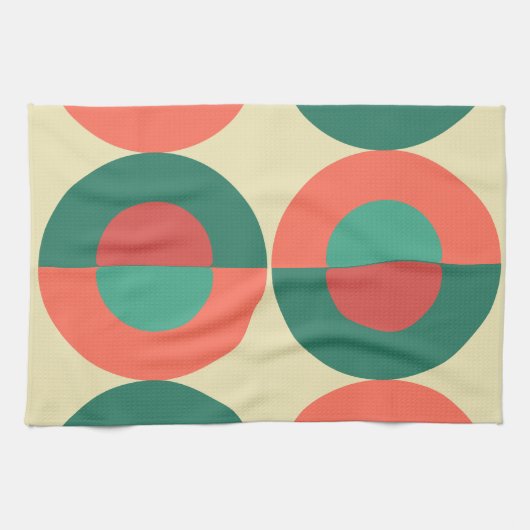 Munt uit de middeleeuwse moderne koraalmint theedoek (Horizontaal)