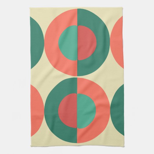 Munt uit de middeleeuwse moderne koraalmint theedoek (Verticaal)