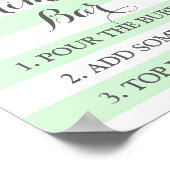 Munt van borden van Mimosa Poster (Hoek)