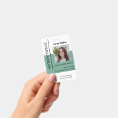 Munt van notaris overheidsfotokantoor ID Badge (Handheld)