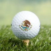 Munt van Wapens Mexico - Vlag van Mexico Golfballen (Insitu Shirt)