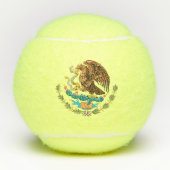Munt van Wapens Mexico - Vlag van Mexico Tennisballen (Voorkant)