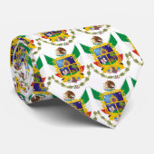 Munt van Wapens Queretaro Officiële Mexico Symbol Stropdas (Opgerold)