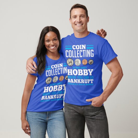 Munt Verzamelen Hobby Grappige Munt Collector cade T-shirt (Unisex)
