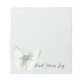 Munt Vlinder Vreugde Notitieblok (Voorkant)