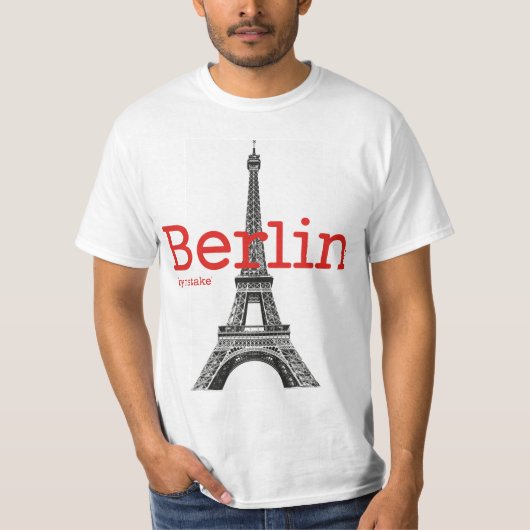 MUNT voor Berlijn en Eiffel T-shirt (Voorkant)