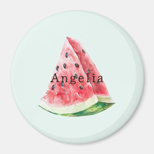Munt Watermeloen Fruit Magneet (Voorkant)