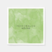 Munt Waterverf Servetten (Voorkant)