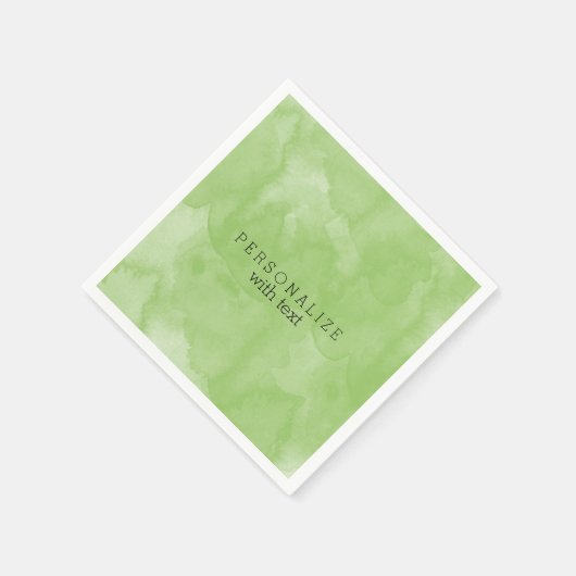 Munt Waterverf Servetten (Hoek)