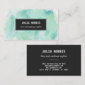 Munt Waterverf Visitekaartje (Voorkant / Achterkant)