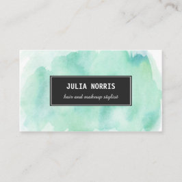 Munt Waterverf Visitekaartje