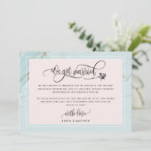 Munt We hebben huwelijksweddenschap/aankondiging v Kaart (Staand voorkant)