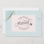 Munt We hebben huwelijksweddenschap/aankondiging v Kaart (Achterkant)