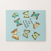 Munt Wees je eigen mooie vlinders Legpuzzel (Horizontaal)