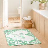 Munt & Wit Zee Wezens Koppels Hart Monogram Badmat