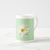 Munt Witte Bloem & Honingbij Bone China Mok (Voorkant rechts)