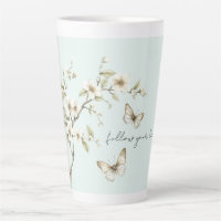 Munt Witte Bloemen Vlinders