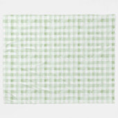 Munt Witte Strepen Verjaardag Fleece Deken (Voorkant (Horizontaal))