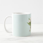 Munt witte tulp bloemen koffiemok (Links)