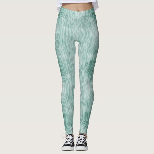  munt zebra print leggings (Voorkant)
