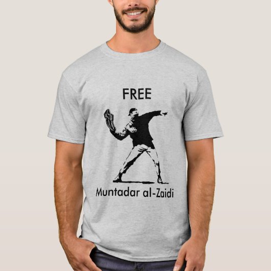Muntadar Al-Zaidi T-shirt (Voorkant)