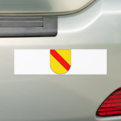 Muntarmen Baden Duitsland Officieel symbool Herald Bumpersticker (Op auto)