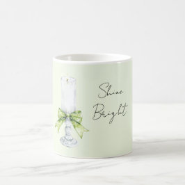 Muntboog Witte Kaars Schitterend Koffiemok