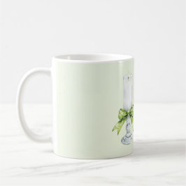 Muntboog Witte Kaars Schitterend Koffiemok