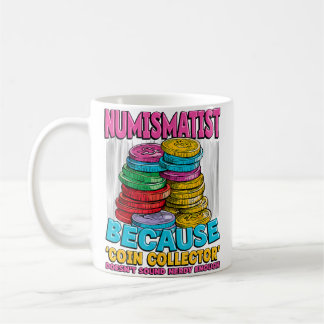 Muntcollectiefan Ancient Muntverzamelaar Nerd Koffiemok