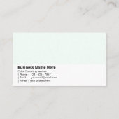 muntcrème | "Schoon en scherp" Visitekaartje (Achterkant)