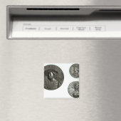 Munten die Henry VIII en Anne Boleyn afbeelden Magneet (Insitu (Vaatwasser))