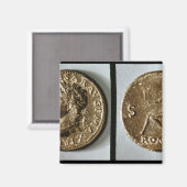 Munten die Nero weergeven Magneet (Voorkant / Achterkant)