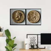 Munten die Nero weergeven Poster (Thuiskantoor)