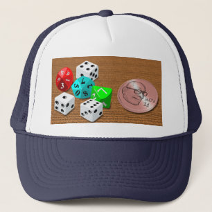Munten en Dice Trucker Hat Trucker Pet