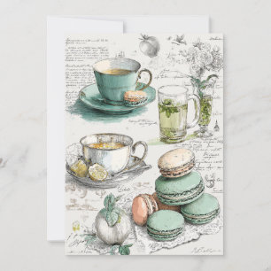Munten en macarons Minty Fresh Kaart