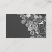 Munten | Financieel Papier Logo Visitekaartje (Achterkant)