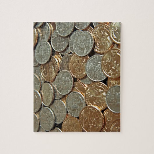 Munten Legpuzzel (Verticaal)