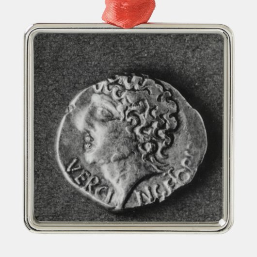 Munten met de beeltenis van de Vercingetorix Metalen Ornament (Voorkant)