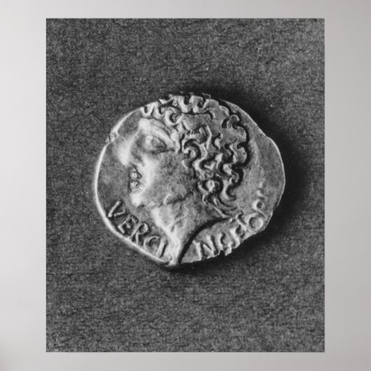 Munten met de beeltenis van de Vercingetorix Poster (Voorkant)