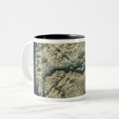 munten met de hoofden van Julius Caesar en Augustu Tweekleurige Koffiemok (Voorkant links)