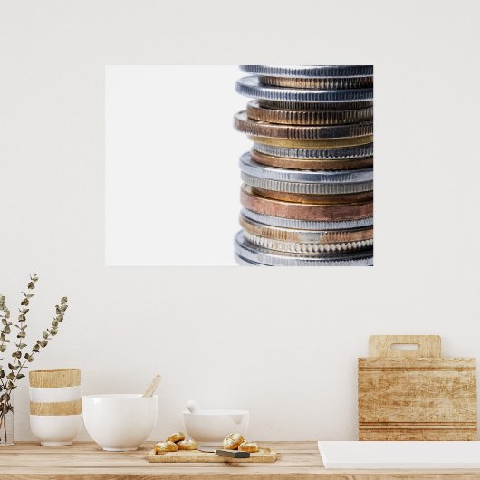 Munten Poster (Keuken)