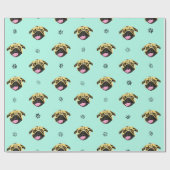 Munten Pug Inpakpapier (Vlak)