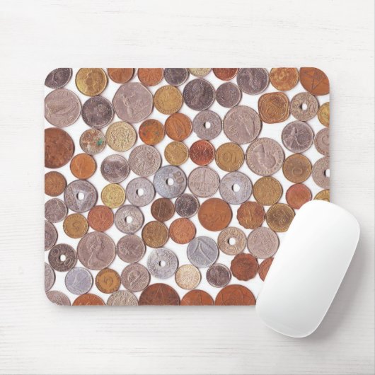 Munten uit de Tweede Wereldoorlog Muismat (Met muis)