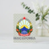 Munten uit Macedonië Briefkaart (Staand voorkant)